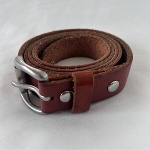 GAP Women’s Tan Genuine Leather Belt - Roller Buckle - Size L - 45”